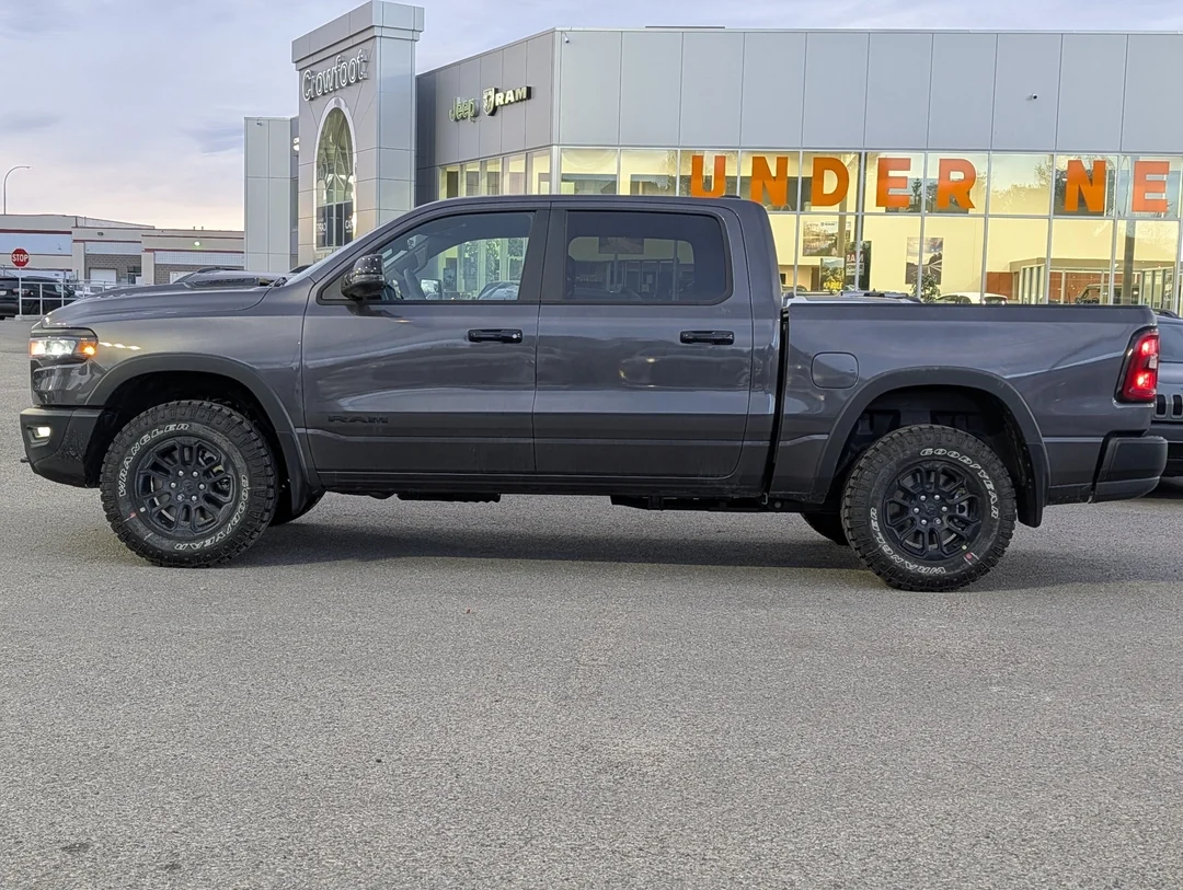 New 2026 Grey RAM Rebel - - 4x4 - Panoramic Sunroof - Surround View Camera - Ventilated Seats & More! image 5