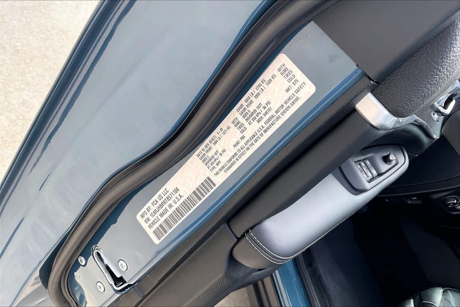 New 2026 Steel Blue Exterior Paint Jeep Limited image 20