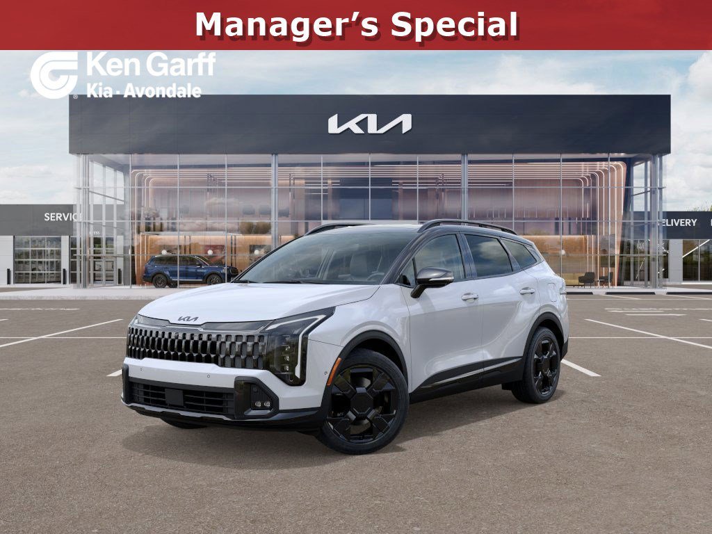 New 2026 Glacial White Pearl / Black Ro Kia X-Pro Prestige image 1