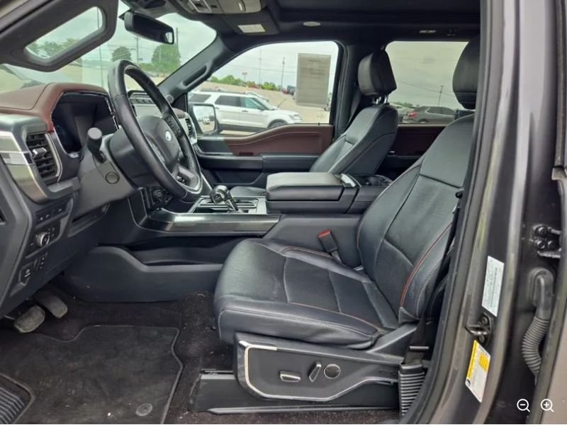 Used 2022 Carbonized Gray Metallic Ford LARIAT image 6