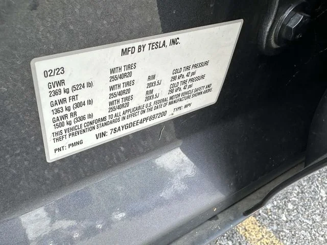 Used 2023 Gray Tesla Long Range image 30