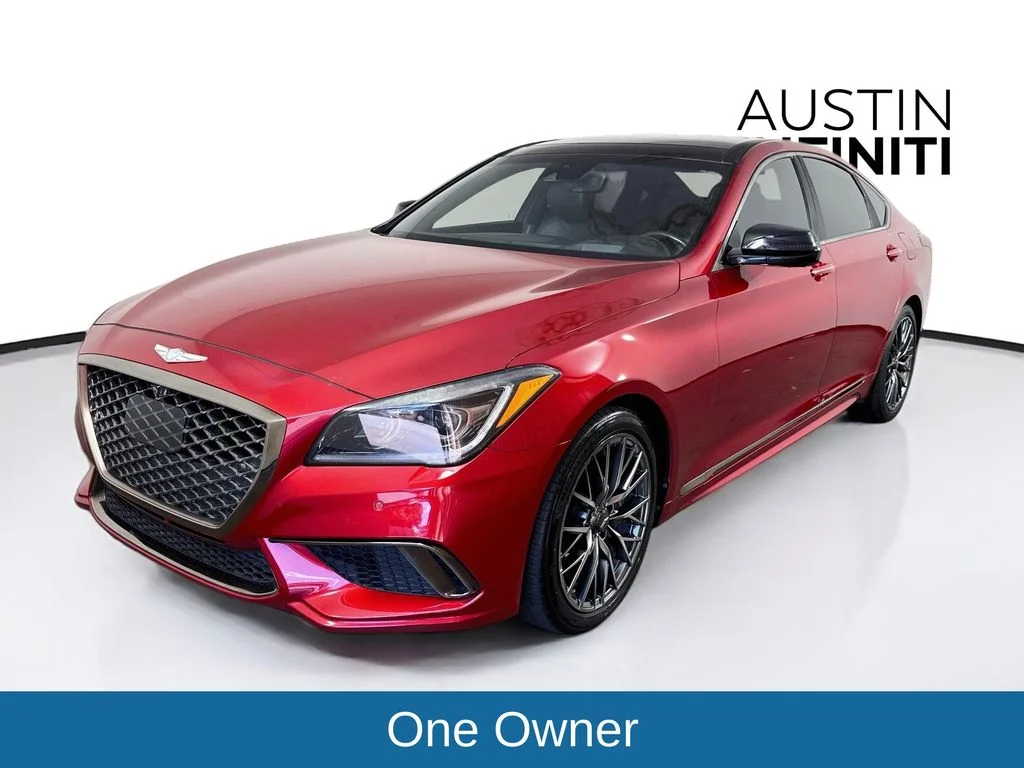 Used 2018 Red Genesis 3.3T Sport image 3