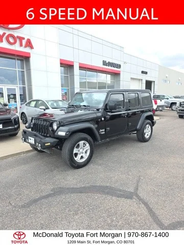 2018 Jeep Wrangler Unlimited Sport S