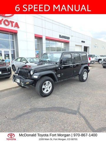 2018 Jeep Wrangler Unlimited Sport S