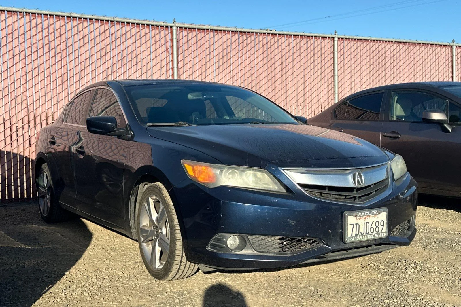 Used 2014 Vortex Blue Pearl Acura Tech Pkg image 2