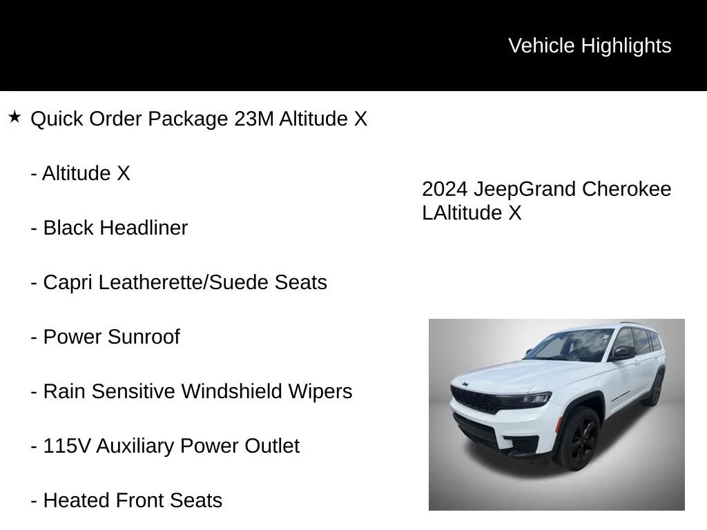 2024 Jeep Grand Cherokee L Altitude - Photo 2