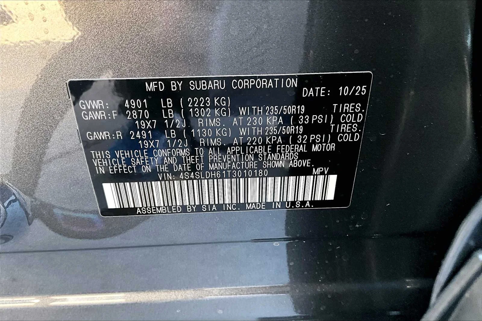 New 2026 Magnetite Gray Metallic Subaru Sport image 18