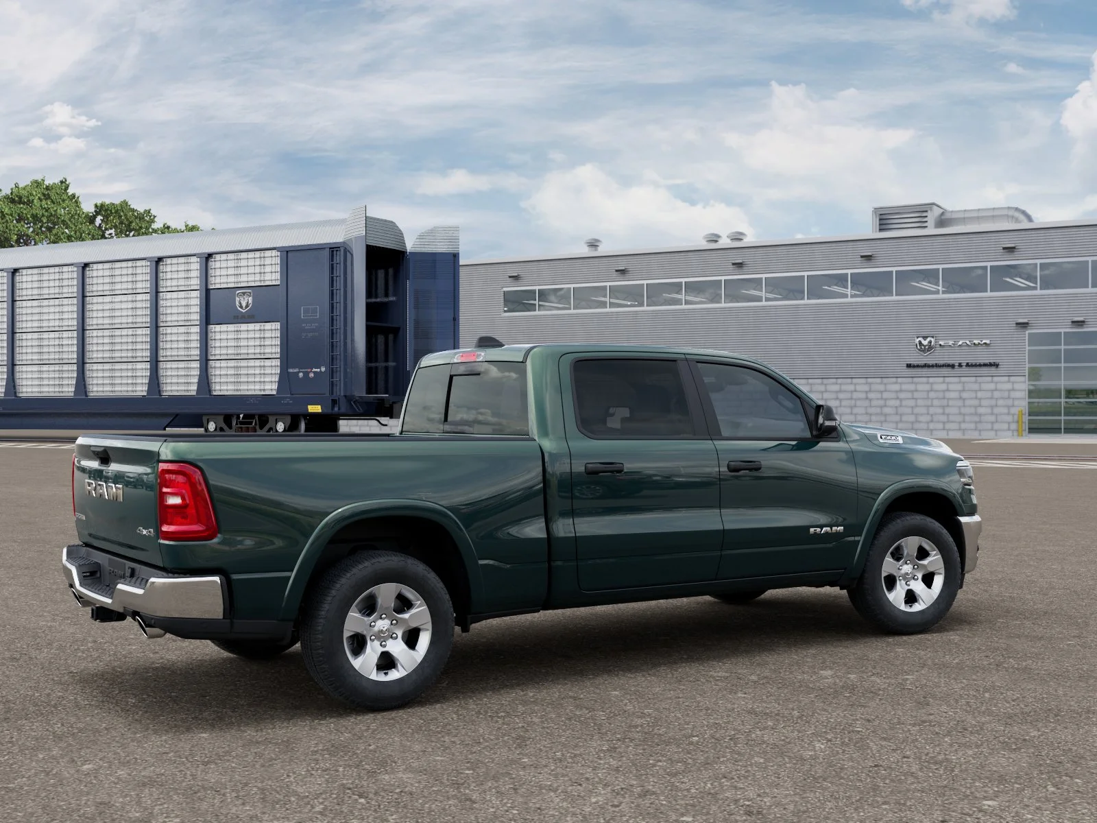 New 2026 SERRANO GREEN METALLIC Ram Big Horn image 2