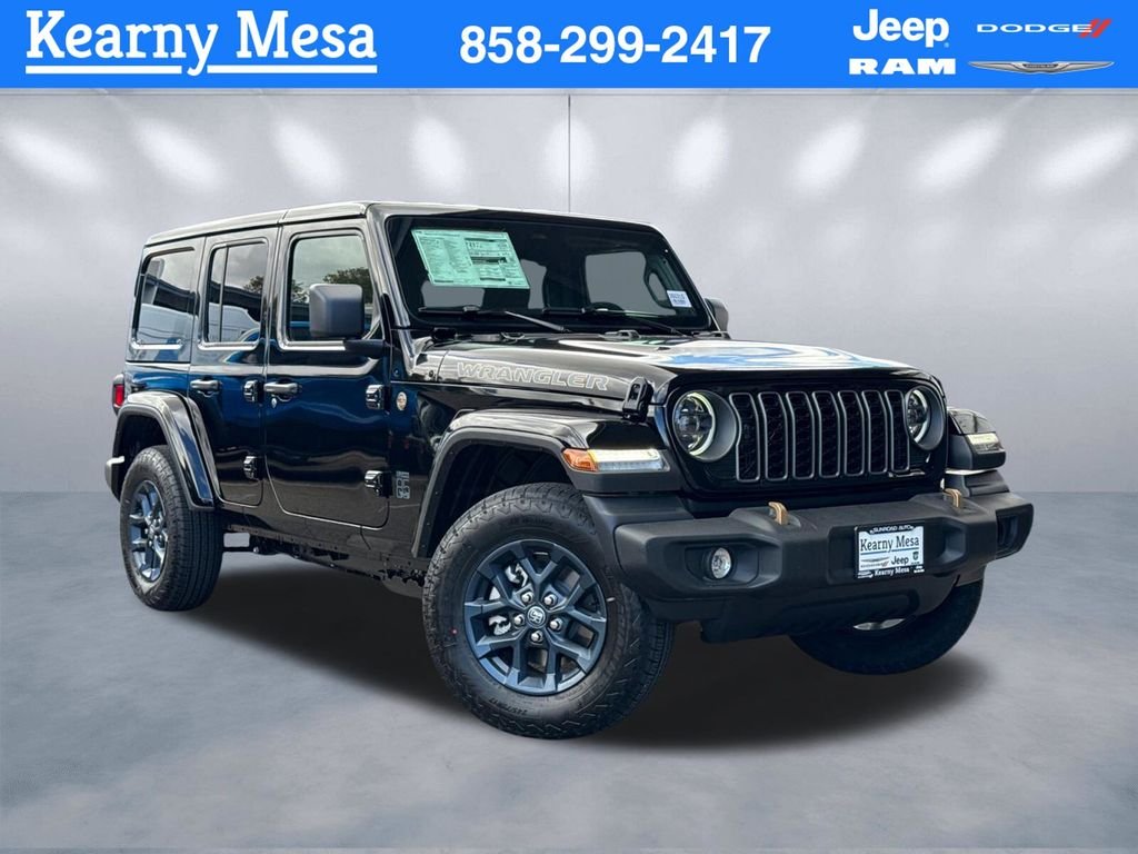 New 2026 Black Clear-Coat Exterior Paint Jeep 85th Anniversary Edition image 1