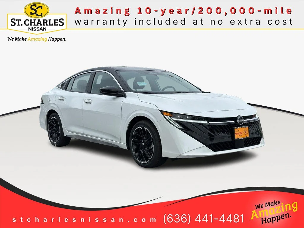 New 2027 Aspen White TriCoat / Super Black Two-tone Nissan SR image 1