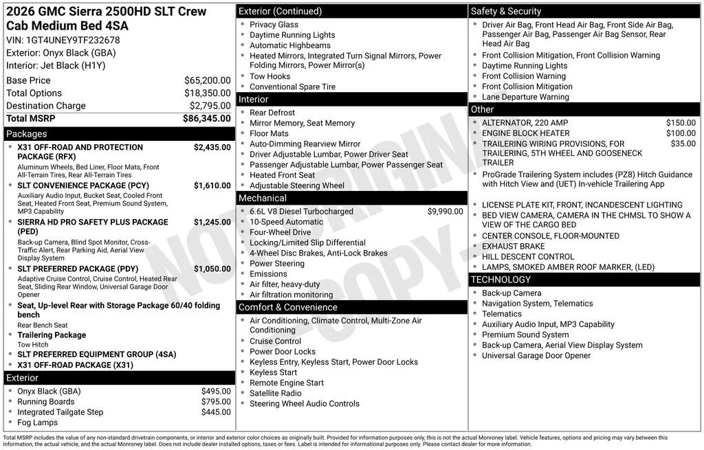 2026 GMC Sierra 2500HD SLT - Photo 6
