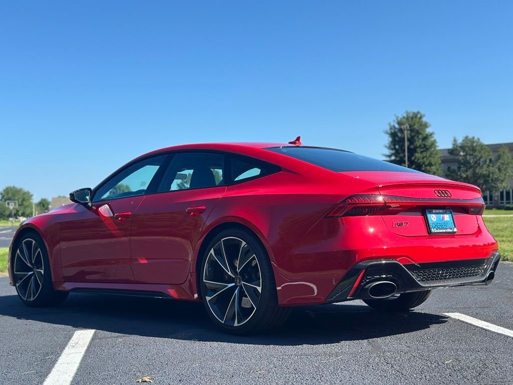 Used 2023 Red Audi 4.0T image 5