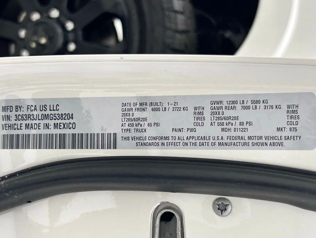 Used 2021 White Ram Laramie image 25