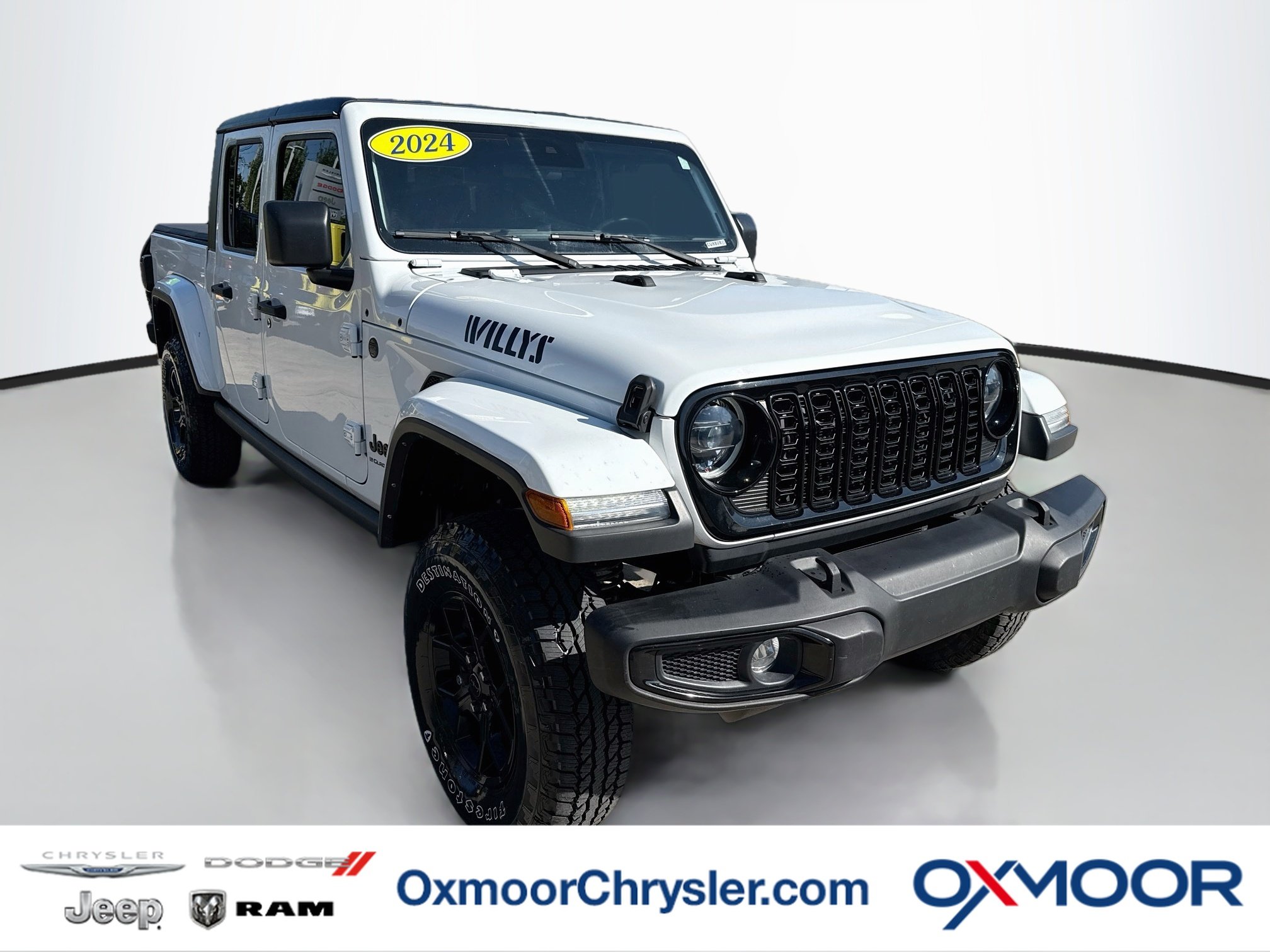 Certified Used 2024 Bright White Clearcoat Jeep Willys image 1