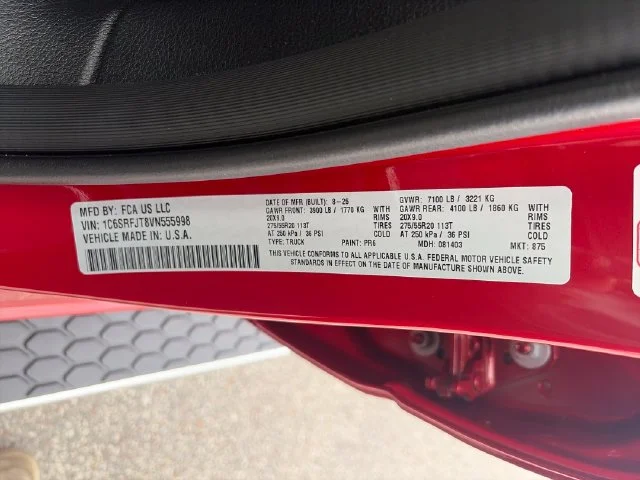 New 2027 Molten Red Pearl-Coat Exterior Paint RAM Laramie image 30