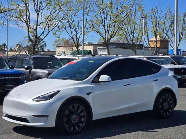 Used 2022 Tesla Model Y Performance with VIN 7SAYGDEF9NF405420 for sale in San Leandro, CA