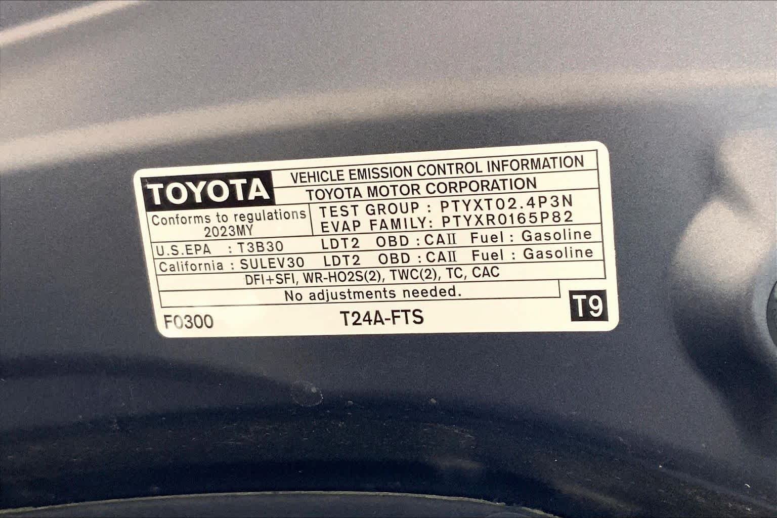Used 2023 Magnetic Gray Metallic Toyota L image 33