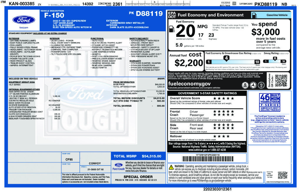 Used 2023 Gray Ford XLT image 16