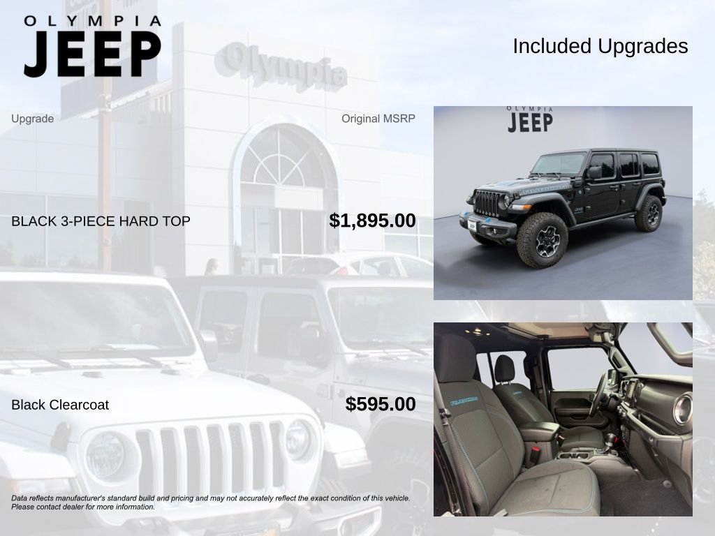 Used 2023 Black Jeep Rubicon 4xe image 4