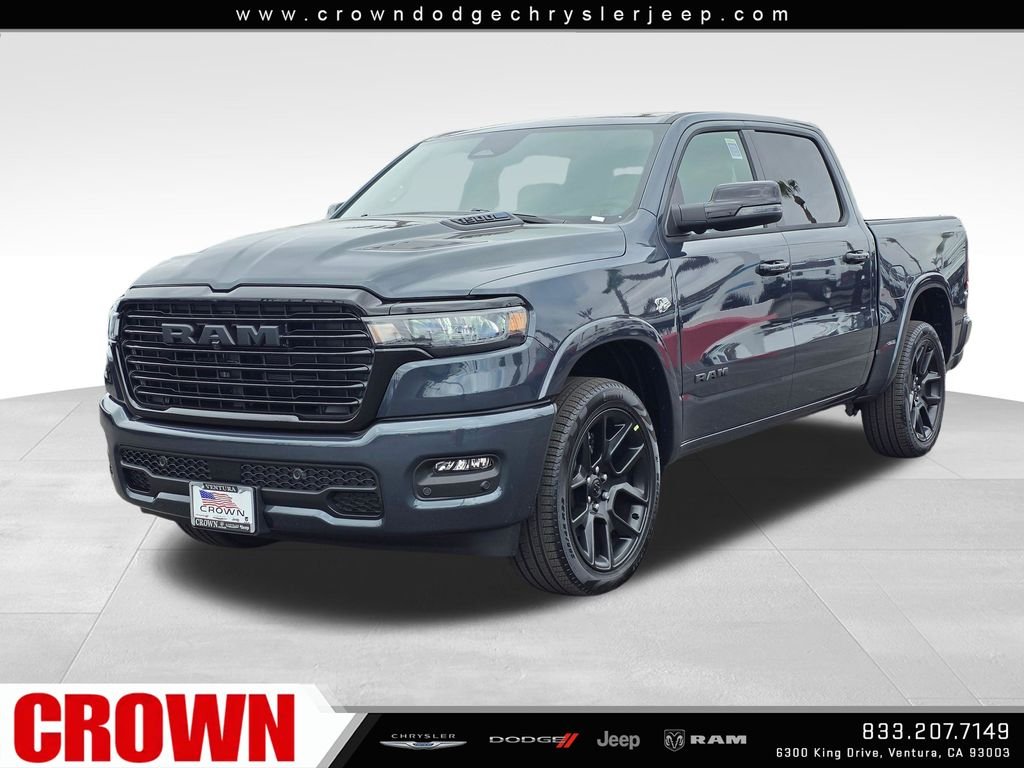 New 2026 Forged Blue Metallic Exterior Paint RAM Laramie image 1