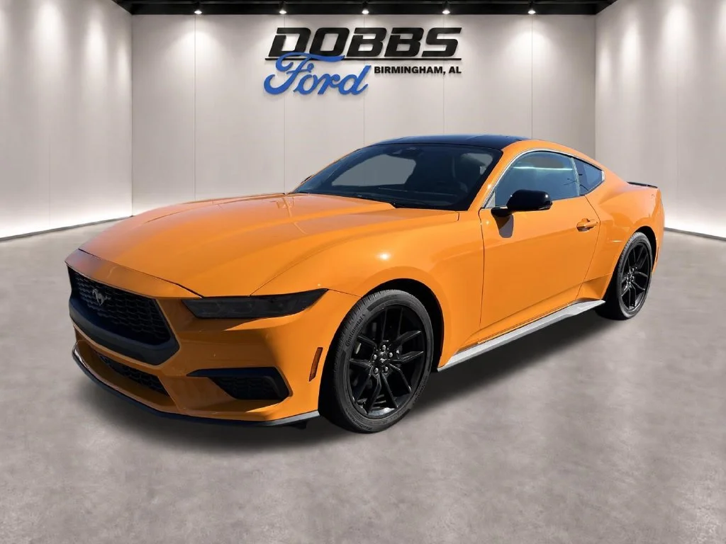 New 2026 Orange Fury Metallic Tri-coat Ford EcoBoost® Premium Fastback image 3