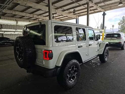Used 2023 Bright White Clearcoat Jeep Rubicon image 4