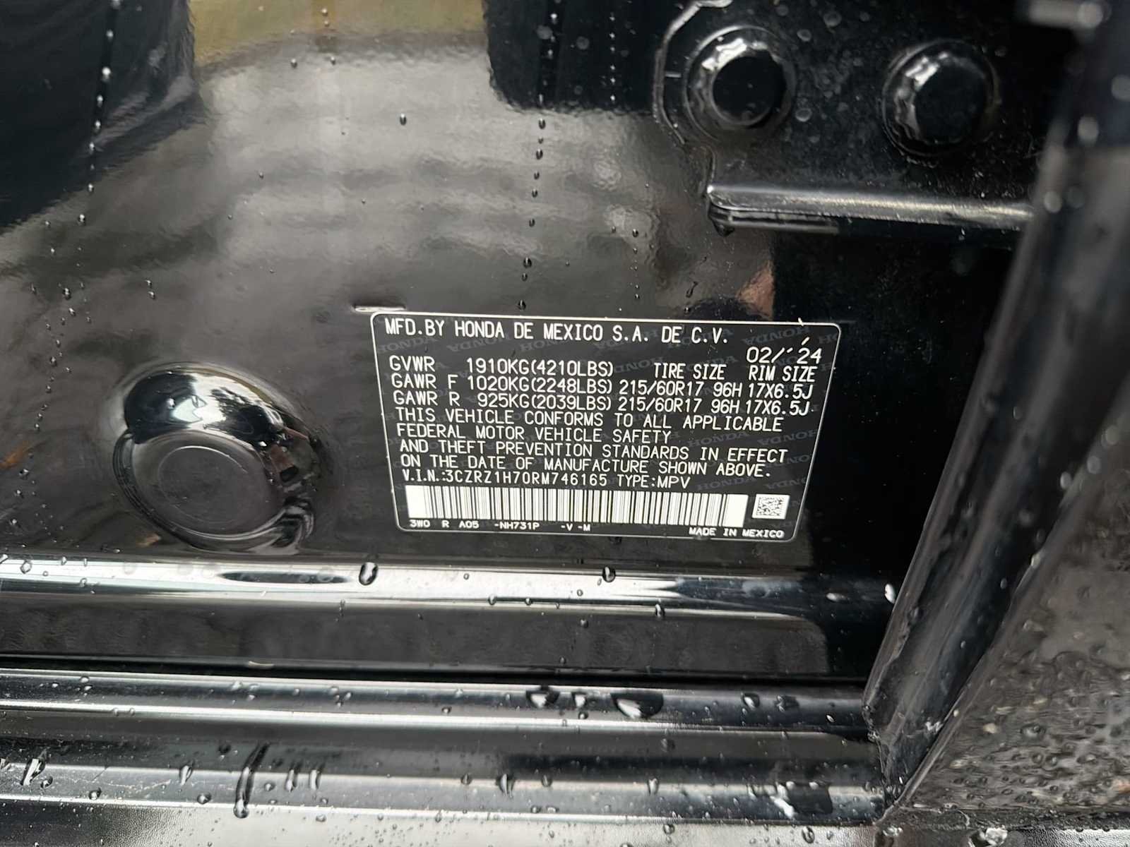 2024 Honda HR-V EX-L - Photo 34