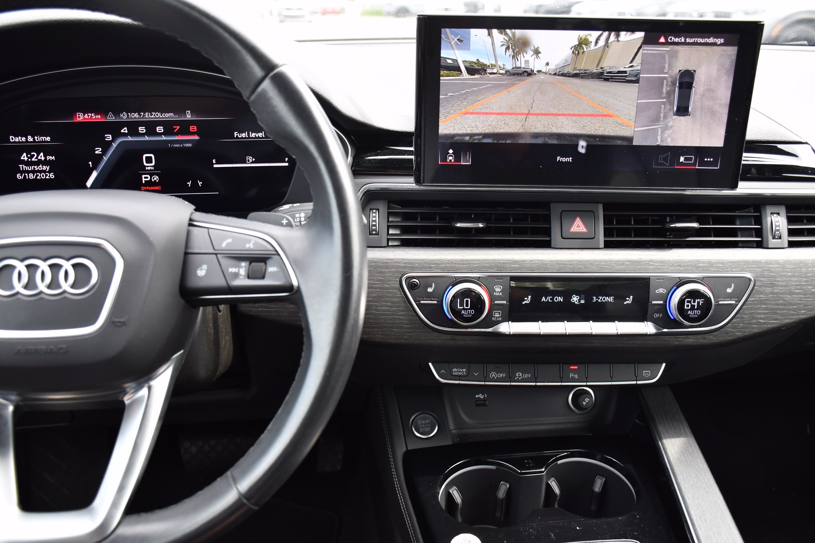 Used 2024 Florett Silver Metallic Audi S line Premium Plus image 11