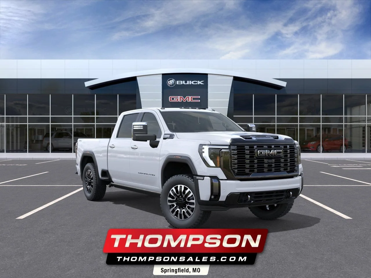 New 2026 Glacier White Tricoat GMC Denali Ultimate image 1
