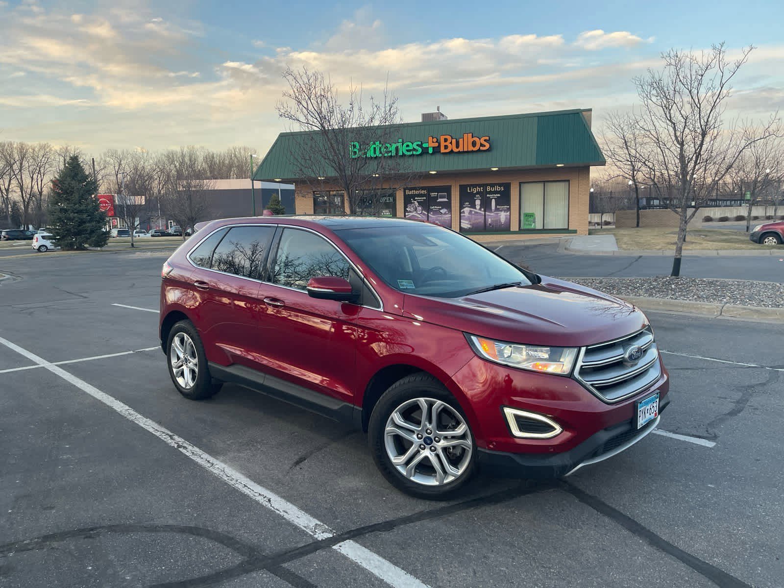 Used 2018 Ford Edge Titanium with VIN 2FMPK4K9XJBC12573 for sale in Brooklyn Park, MN