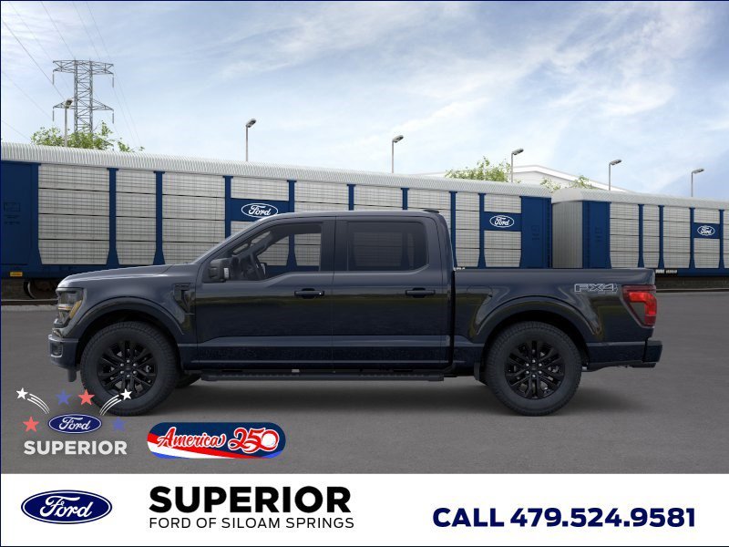 New 2026 Agate Black Metallic Ford XLT image 3