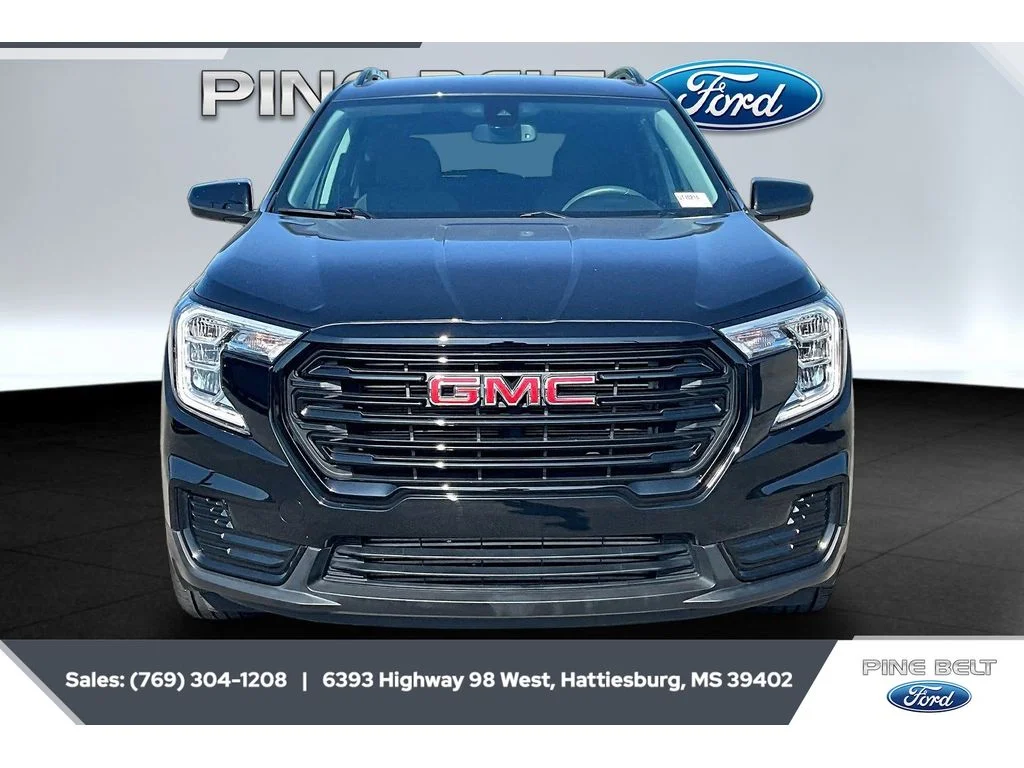 Used 2023 Ebony Twilight Metallic GMC SLE image 3
