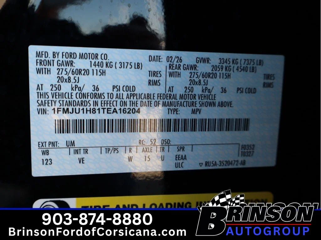 New 2026 Agate Black Metallic Ford Active image 20