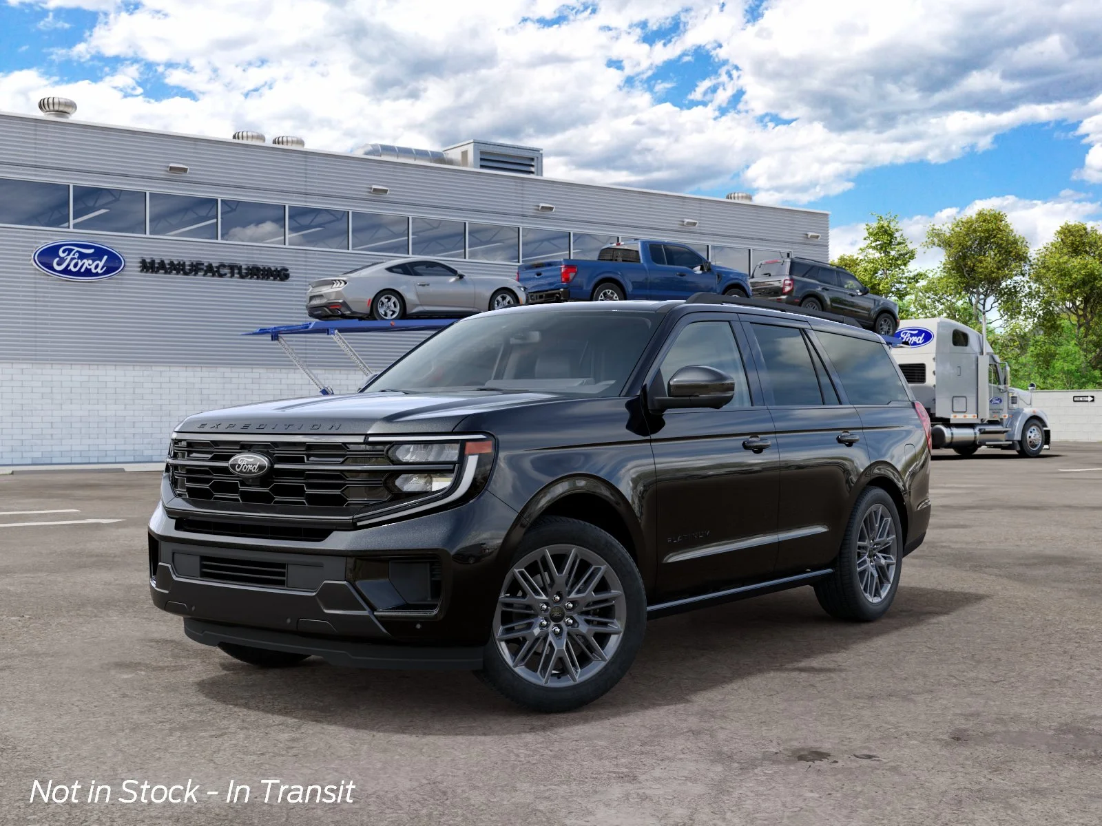 New 2027 Agate Black Metallic Ford Platinum image 26