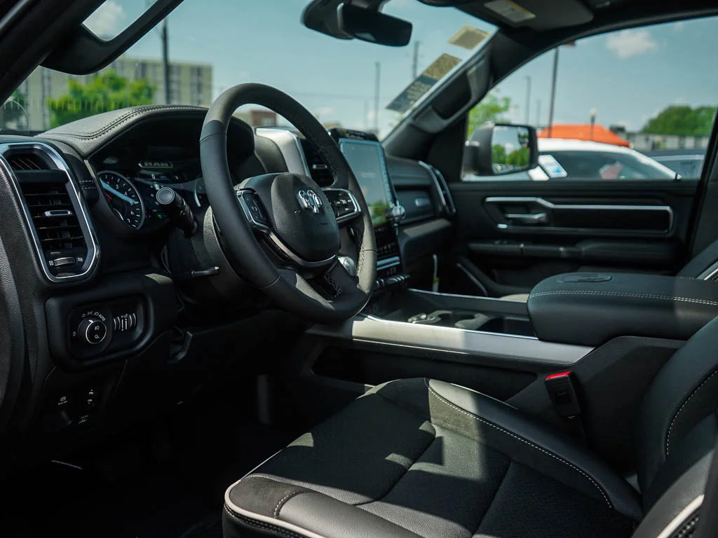New 2026 Diamond Black Crystal Pearlcoat RAM LARAMIE image 15
