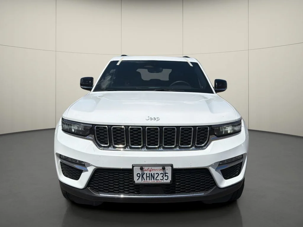 Used 2024 Bright White Clearcoat Jeep 4xe image 2