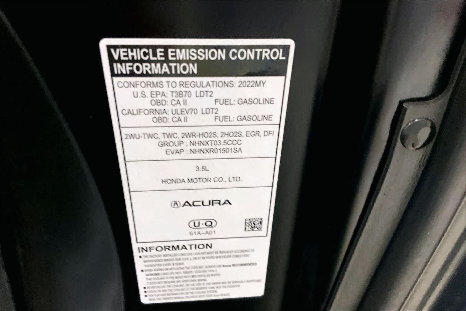 Used 2022 Phantom Violet Pearl Acura w/Advance Package image 31