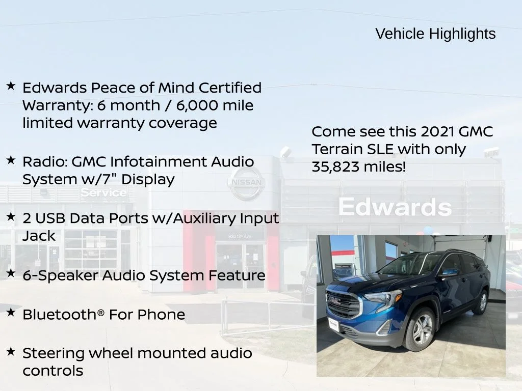 Used 2021 Blue GMC SLE image 10