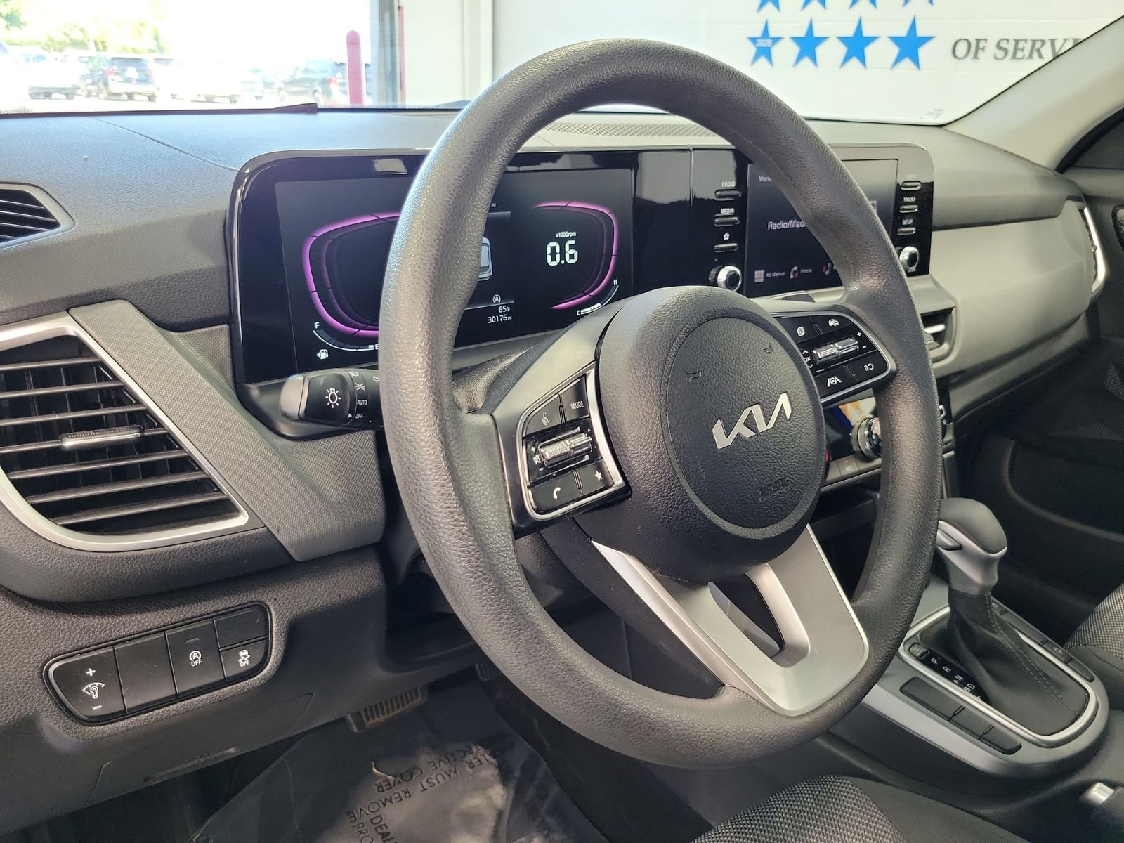 Used 2024 Blue Kia LX image 10