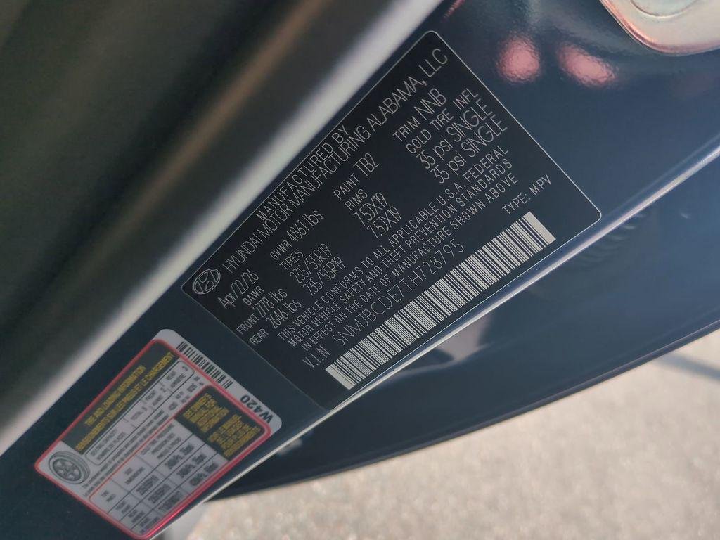 New 2026 Blue Hyundai SEL AWD image 38