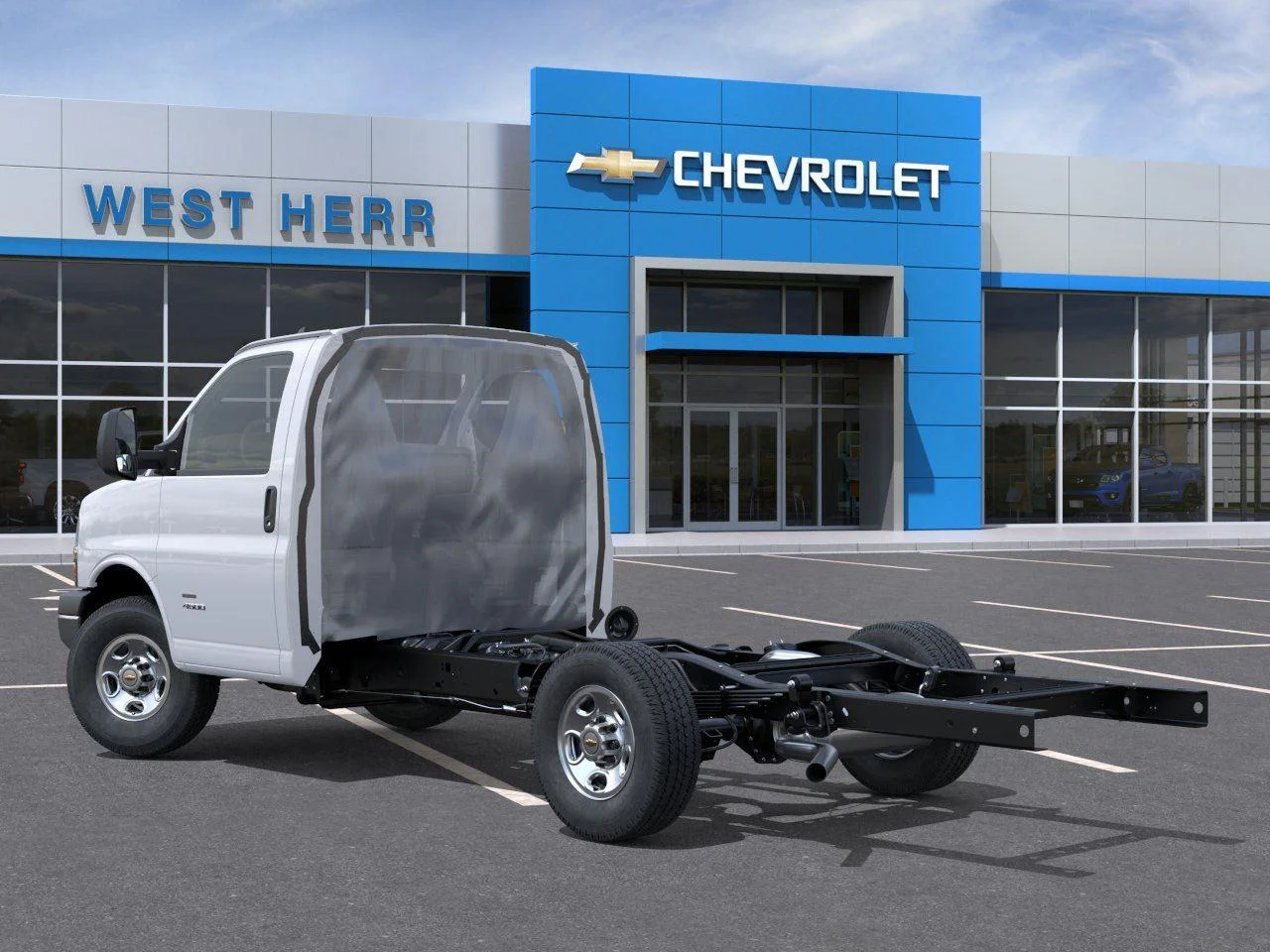 New 2025 Summit White Chevrolet 1WT image 3