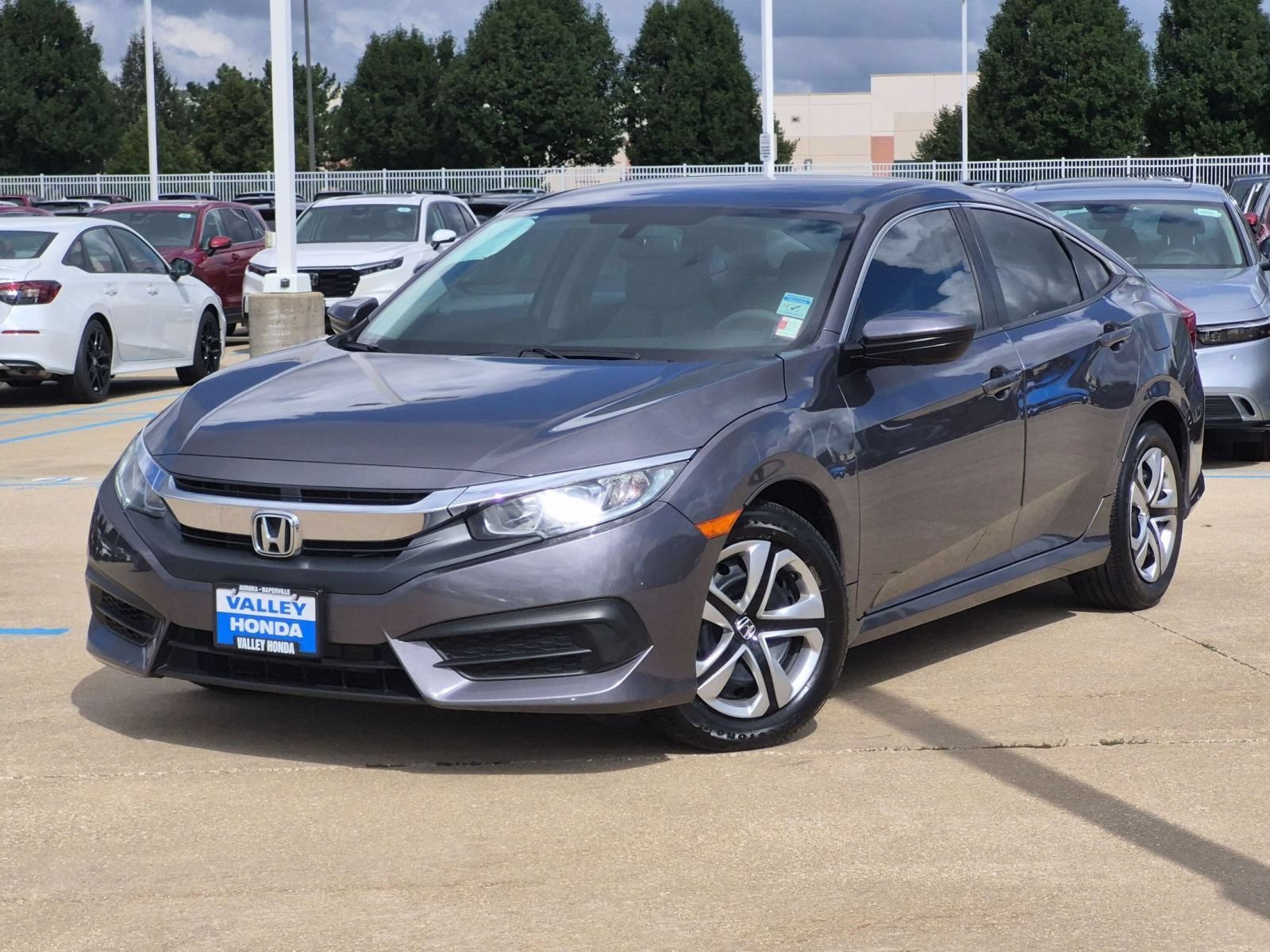 Certified Used 2016 Modern Steel Metallic Honda LX Sedan image 2