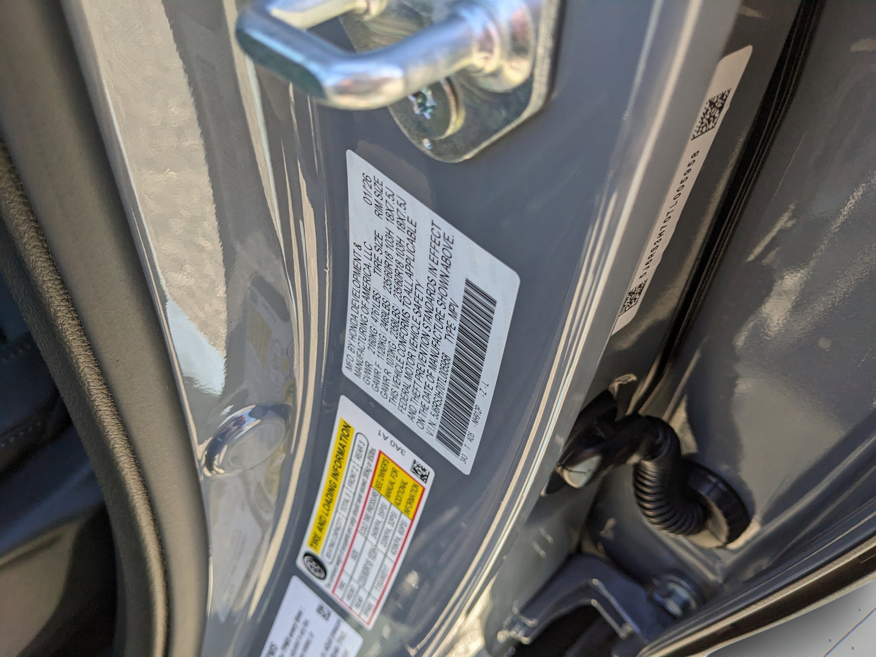 Used 2026 Urban Gray Honda EX-L image 36
