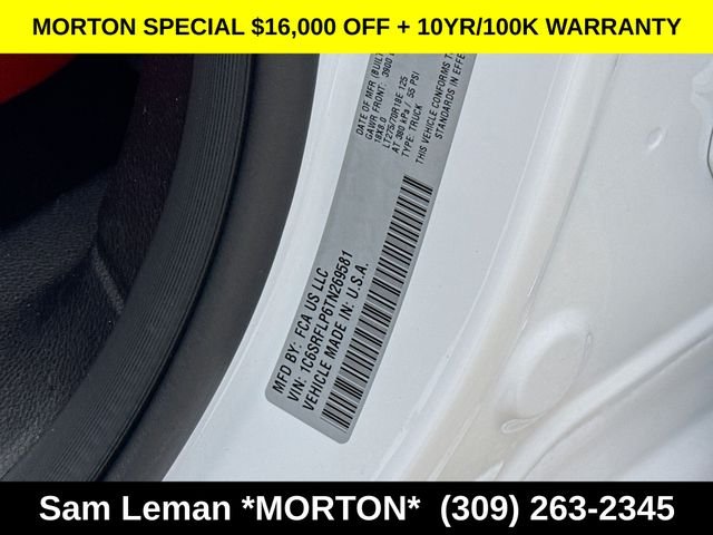 New 2026 Bright White Clear-Coat Exterior Paint Ram Rebel image 30