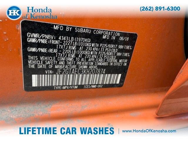 Used 2019 Orange Subaru 2.0i Premium image 4