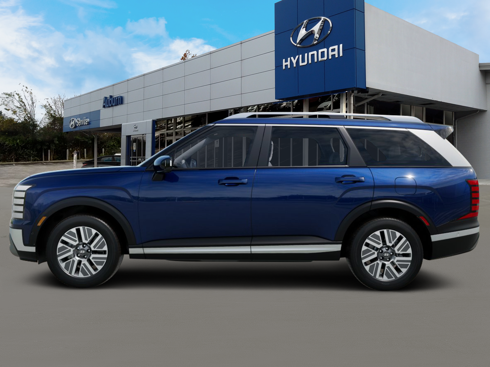 New 2026 Blue Hyundai Blue SEL Premium 8P image 3
