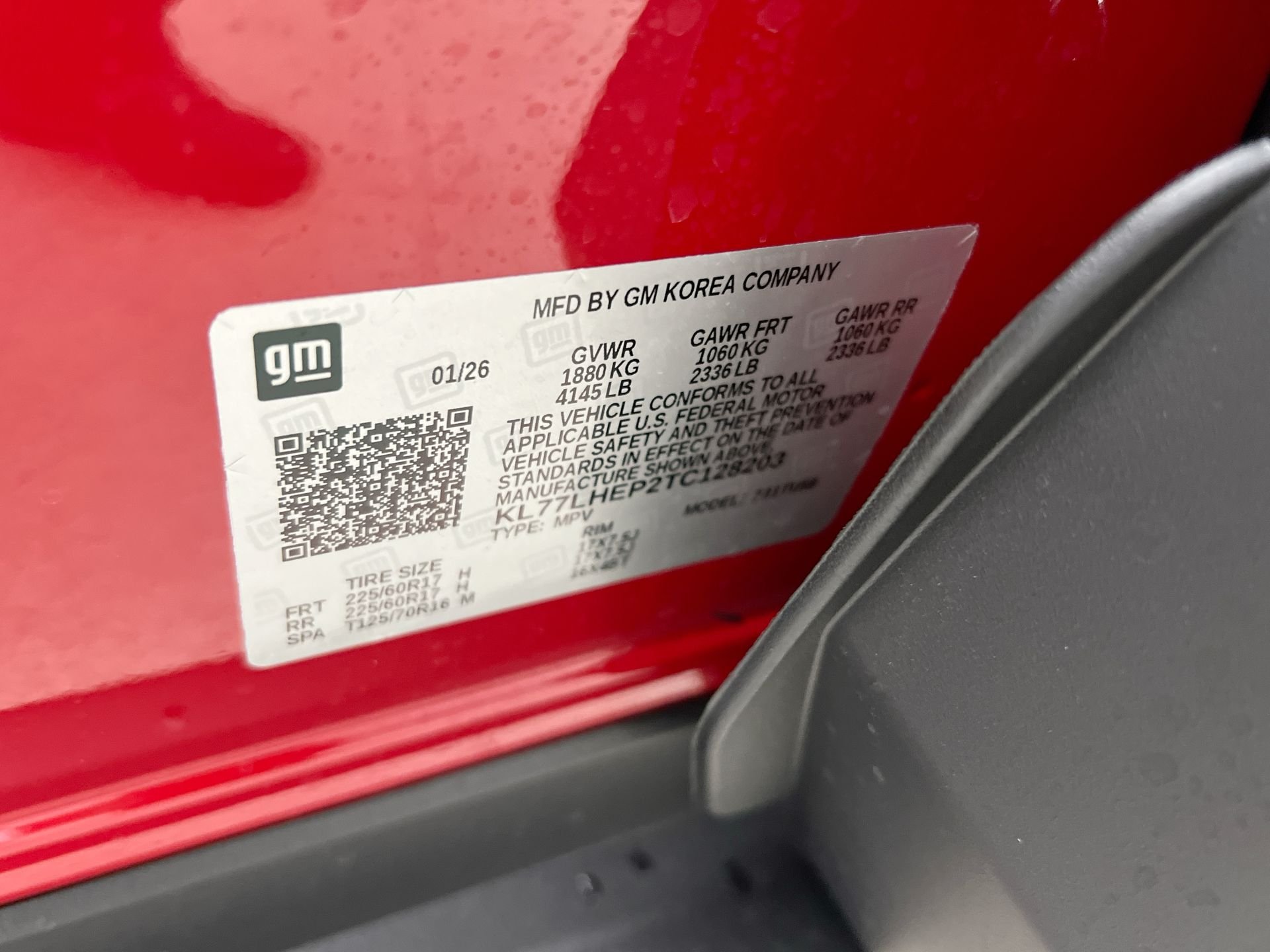 New 2026 Apex Red Chevrolet LT image 61