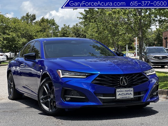 Used 2024 Apex Blue Pearl Acura SH-AWD w/A-Spec Package image 1