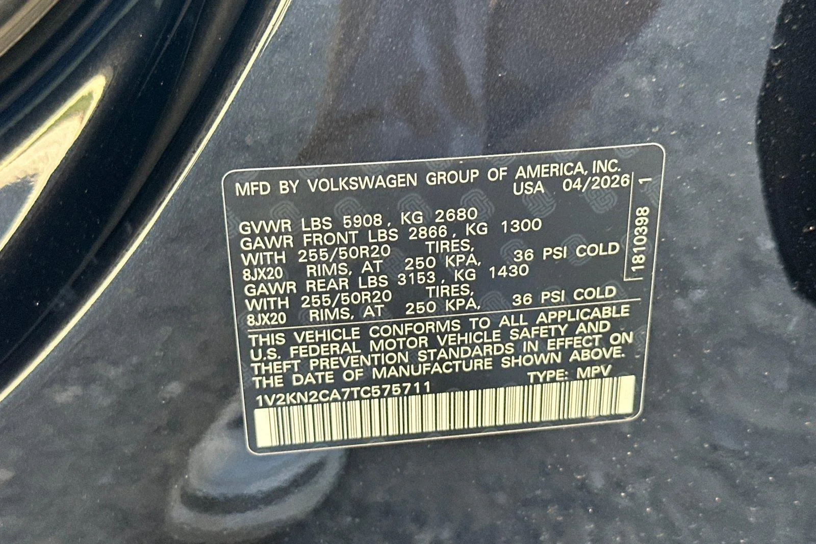 New 2026 Deep Black Pearl Volkswagen 2.0T SE w/Technology image 29