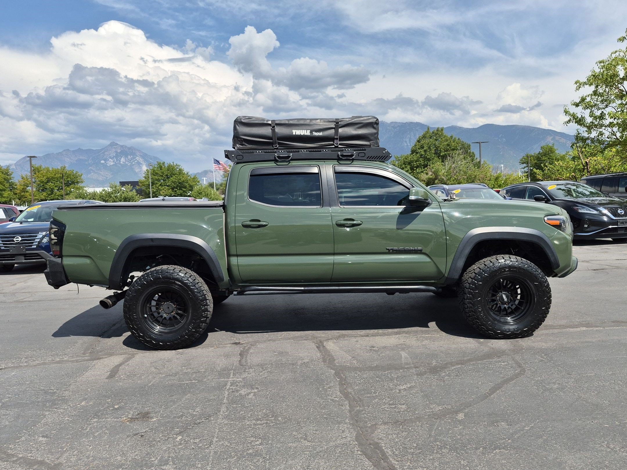 Used 2021 Army Green Toyota TRD Off Road image 2